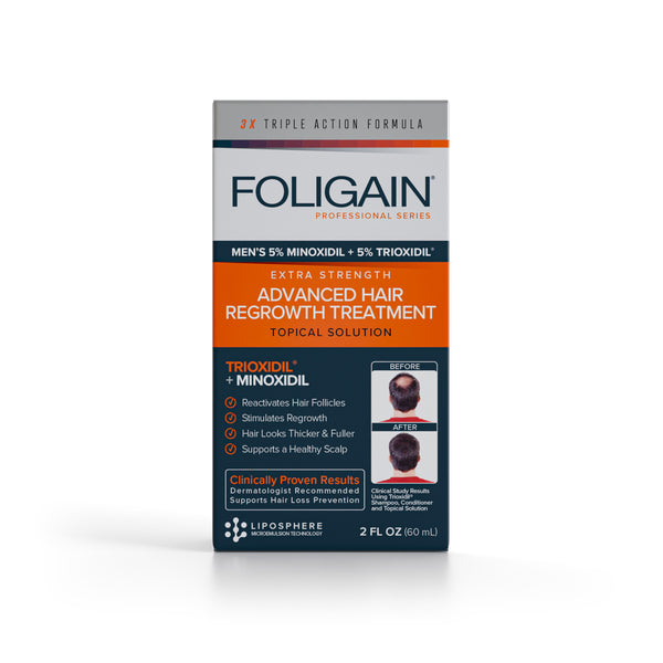 FOLIGAIN Geavanceerde haargroei voor mannen Minoxidil 5% + Trioxidil 5%