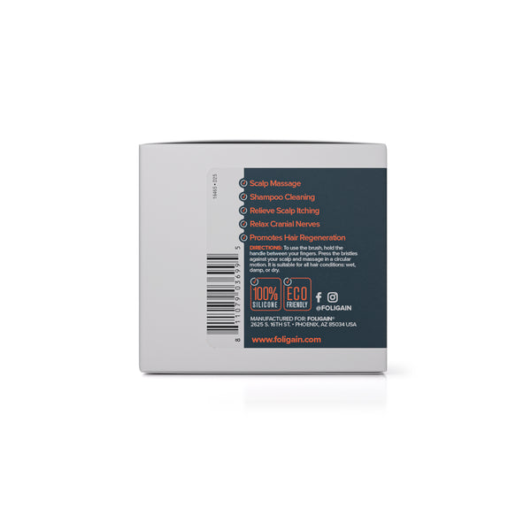 FOLIGAIN Hoofdhuidtherapie Exfoliator & Massager in Zwart