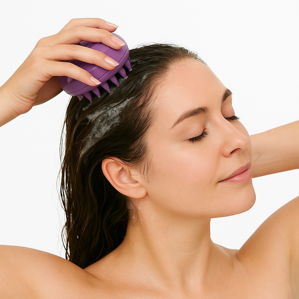 FOLIGAIN Hoofdhuidtherapie Exfoliator & Massager in Paars