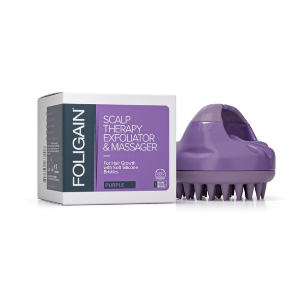 FOLIGAIN Hoofdhuidtherapie Exfoliator & Massager in Paars