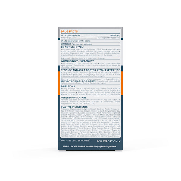 FOLIGAIN Geavanceerde haargroei voor mannen Minoxidil 5% + Trioxidil 5%