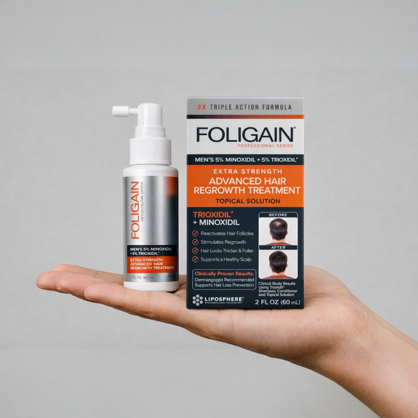 FOLIGAIN Geavanceerde haargroei voor mannen Minoxidil 5% + Trioxidil 5%
